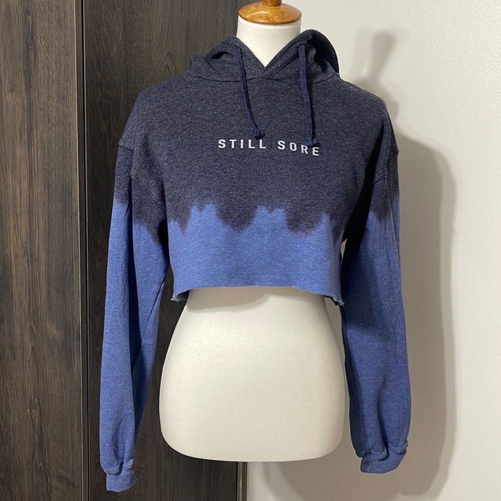 Phat Buddha cropped sweatshirt hoodie size small